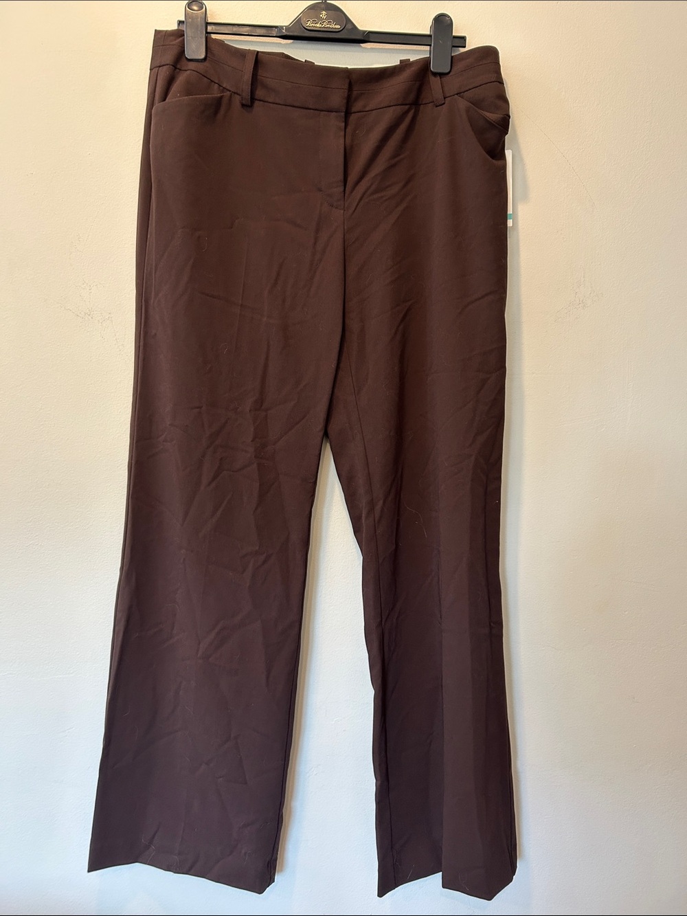 Nine & Co. Straight-Leg Pants in Brown